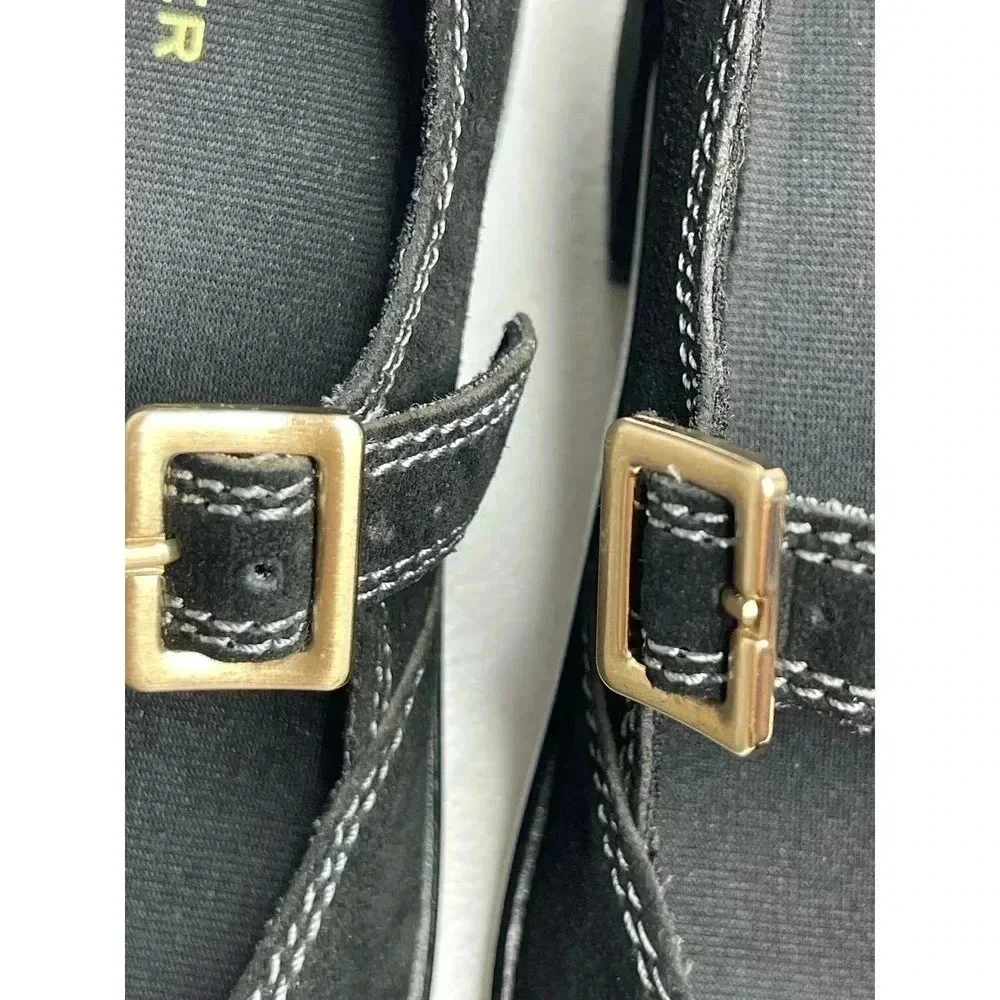 Kelsi Dagger Brooklyn Elm Mary Jane Suede Heels size 9.5 BlackNew - Picture 9 of 12